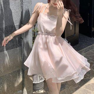Spaghetti Strap Layered Sundress