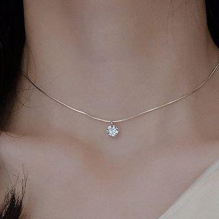 925 Sterling Silver Pendant Necklace 1 Pc - 925 Sterling Silver Pendant Necklace - Silver - One Size