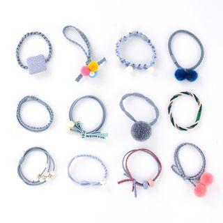Set Of 12: Hair Tie (various Designs)