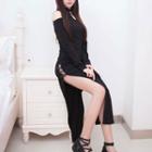 Sleeveless Keyhole Belted Sheath Dress