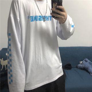 Checked Long-sleeve T-shirt