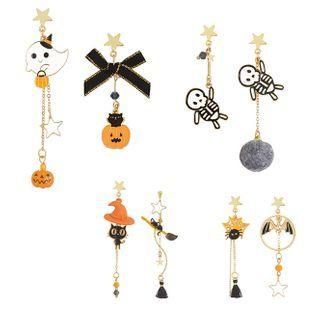 Asymmetric Halloween Drop Earring