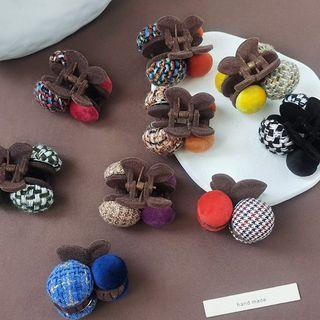 Cherry Fabric Hair Clamp (various Designs)