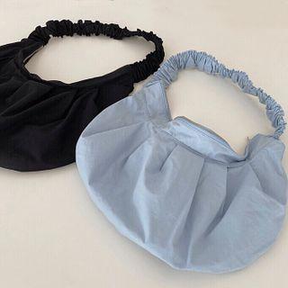 Pleated Plain Handbag