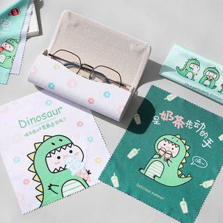 Cartoon Print Eyeglasses Cleaning Cloth