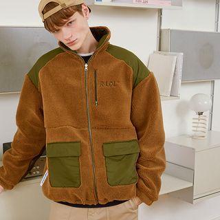 [r:lol] Couple Reversible Hooded Contrast-panel Jacket