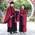 Couple Matching Embroidered Hanfu Long Jacket