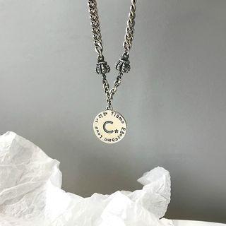 925 Sterling Silver Disc Dangling Bracelet Crown - One Size