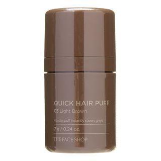 The Face Shop - Quick Hair Puff - 4 Colors #03 Light Brown