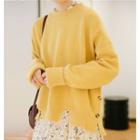 Ripped Sweater / Long-sleeve Midi Dress