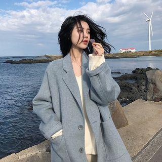 Single-breasted Thickened Coat