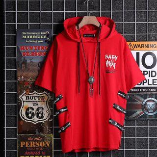 Short-sleeve Zip Hoodie