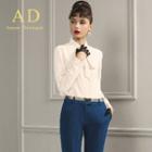 Buttoned Blazer / Pencil Skirt / Slim-fit Pants