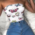 Butterfly Strapless Top