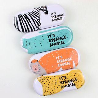 Printed Animal Glasses Case