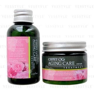 Napla - Caretect Og Aging Hair Care Set: Shampoo 50ml + Treatment 50g 2 Pcs