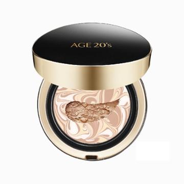 Age 20s - Signature Essence Cover Pact Intense Cover Spf 50+ Pa++++ (#021 Light Beige) (black) 14g X 2 Pcs