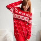 Nordic Print Sweater