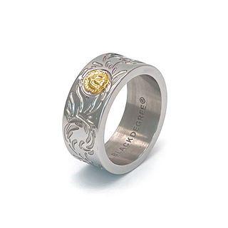 Engraved Titanium Steel Ring