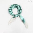 Dotted Light Scarf Green Dot - White - One Size
