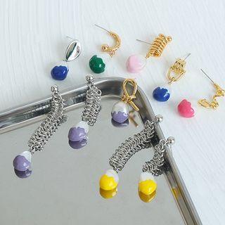 Glaze Freshwater Pearl Dangle Earring (various Designs)