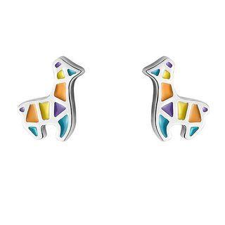 925 Sterling Silver Small Horse Earring One Size - One Size