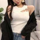 Cutout Knit Vest