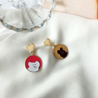 Asymmetrical Bear Earring