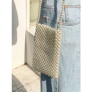 Faux-pearl Mini Cross Bag One Size