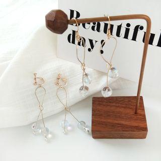 Glass Ball Wirework Dangle Earring