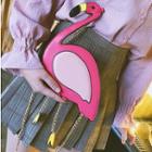 Flamingo Shaped Shoulder Bag Pink - One Size