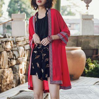 Printed Trim Light Jacket