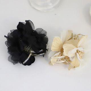 Flower Mesh Hair Claw