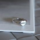 Heart Sterling Silver Ring