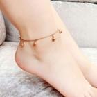 Bell Alloy Anklet Rose Gold - One Size
