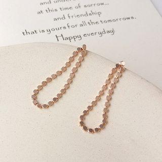925 Sterling Silver Loop Dangle Earring As Shown In Figure - One Size