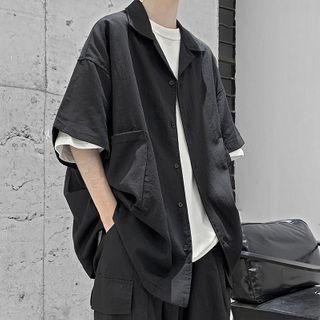 Oversize Short-sleeve Cargo Shirt