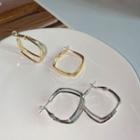 Layered Square Hoop Earring