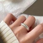 Croissant Open Ring Silver - One Size