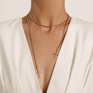 Cross Knot Necklace