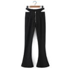 Cutout Bell Bottom Pants