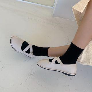Crisscross Mary Jane Shoes