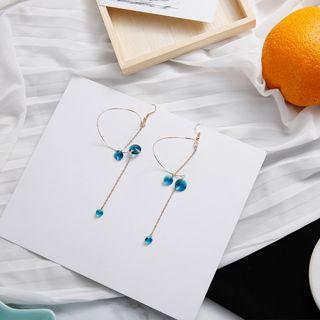 Faux Crystal Drop Earring