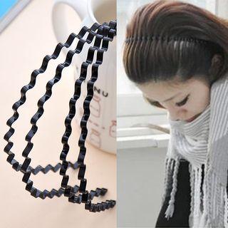 Wavy Headband Black - One Size