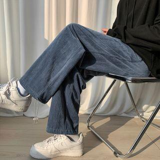 Drawstring-cuff Loose Fit Pants