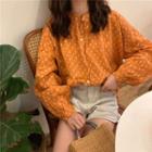 Printed Blouse Tangerine - One Size