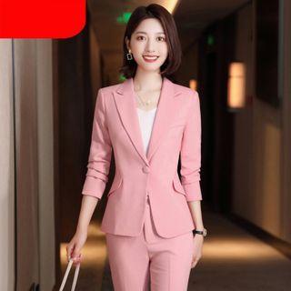 Plain Blazer / Pencil Skirt / Dress Pants / Set