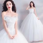 Strapless A-line Wedding Gown