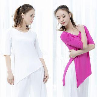 Irregular Hem Dance Top (various Designs)