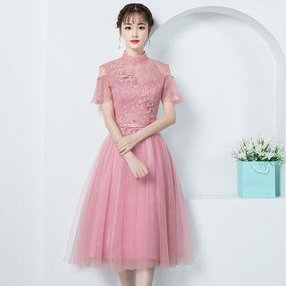 Flower Applique A-line Bridesmaid Dress (various Design)